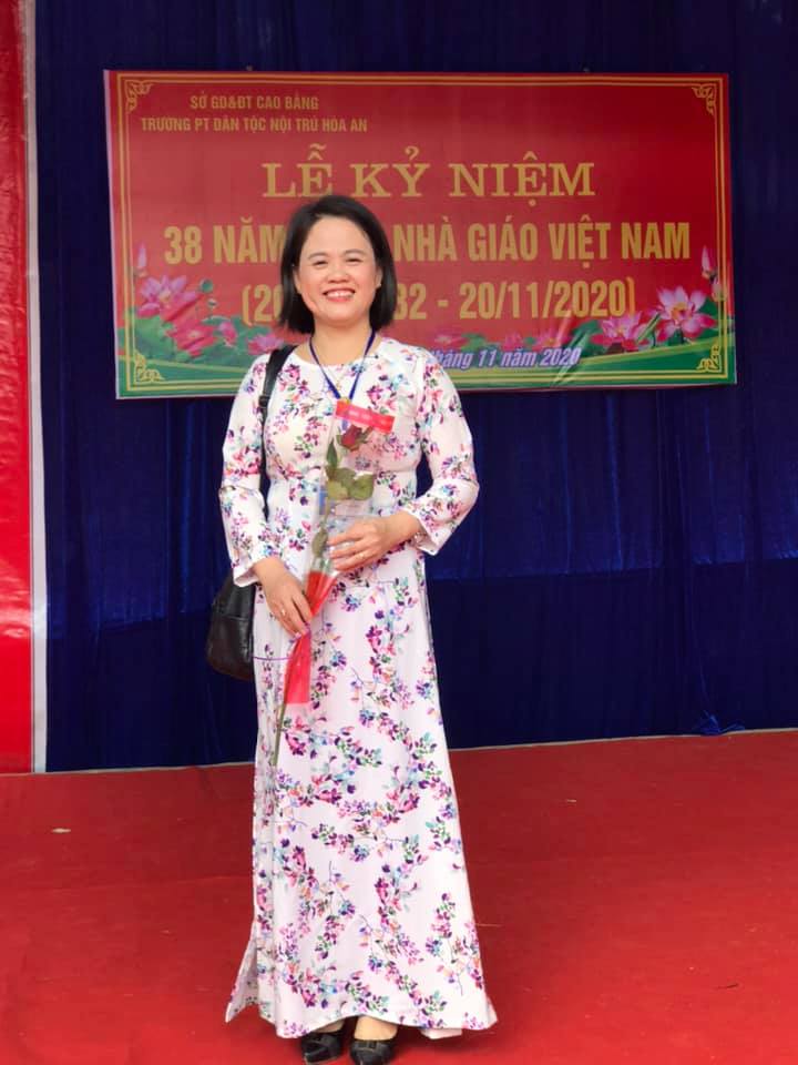 Chị Nguyễn Thu Huệ - Giáo viên Trường THDTNT tỉnh Cao Bằng: "Rất mong HEVINA ngày càng phát triển vững mạnh"